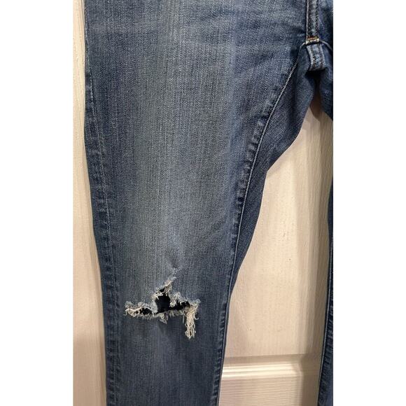 Abercrombie & Fitch Men's Langdon Skinny Blue Jeans Size 33 x 32 Stretch Denim - Picture 4 of 14